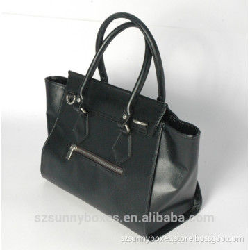 2016 new design woman customized Logo pu handbag